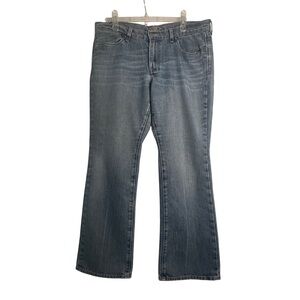 Old Navy The Flirt Short Bootcut Jeans size 12 blue denim